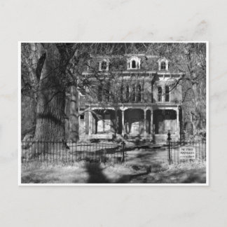Postale Maison des ombres, carte de cabinet