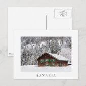 Postale Maison traditionnelle en bois en Bavière carte pos (Devant / Derrière)