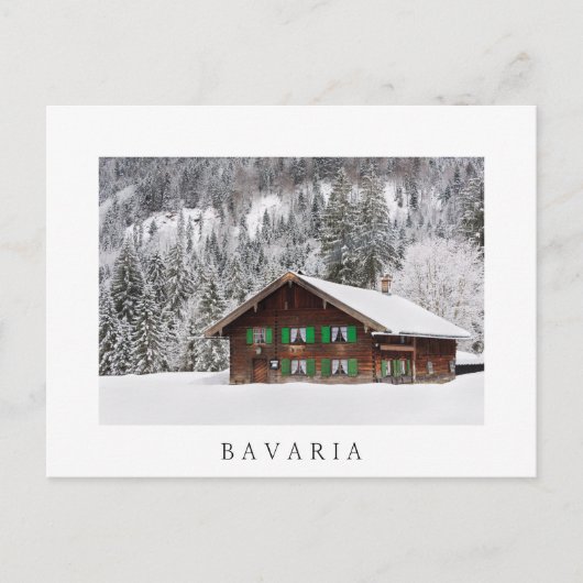Postale Maison traditionnelle en bois en Bavière carte pos (Devant)