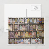 Postale Maisons carte de voeux (Devant / Derrière)