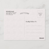 Postale Maquillage moderne Salon Carte de remerciements Li (Dos)