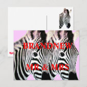 POSTALE MARIAGE / CARTE D'AMOUR / RÉCEPTION (Devant / Derrière)