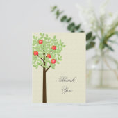 Postale Mariage merci carte postale. Printemps et été. (Debout devant)