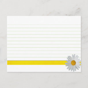 Postale Mariage Recette Carte Bright Daisy