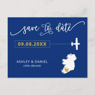 Postale Marine Irlande Mariage Enregistrer la carte des da