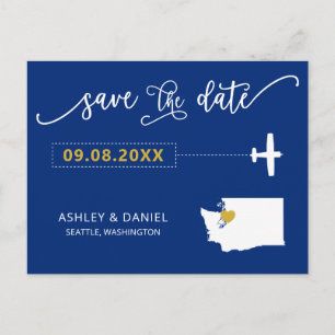 Postale Marine Washington Mariage Enregistrer la carte pos