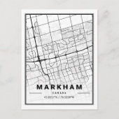 Postale Markham Ontario Canada Carte de la ville de voyage (Devant)
