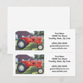 Postale Marqueur de tracteur / Carte de visite (Devant / Derrière)