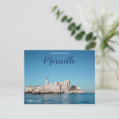 Postale Marseille France Château Carte de Voyage (Debout devant)
