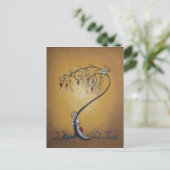 Postale Masquer et rechercher Whimsical Creeper Art carte (Debout devant)
