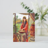 Postale Matthieu 13:33 Parable À propos de la carte postal (Debout devant)