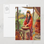 Postale Matthieu 13:33 Parable À propos de la carte postal (Devant / Derrière)