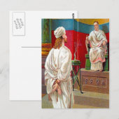 Postale Matthieu 27:11-26 Pilate Questions Jésus carte pos (Devant / Derrière)