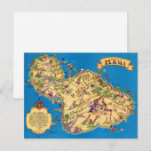 Postale Maui Funny Carte Vintage (Devant / Derrière)