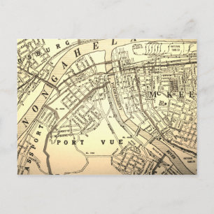 Postale McKeesport, PA Carte Vintage