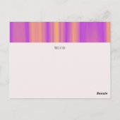 Postale Méditation Carte - COLLECTION "Joyful Praise" (Dos)