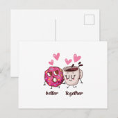 Postale Meilleur Ensemble Carte Saint Valentin (Devant / Derrière)