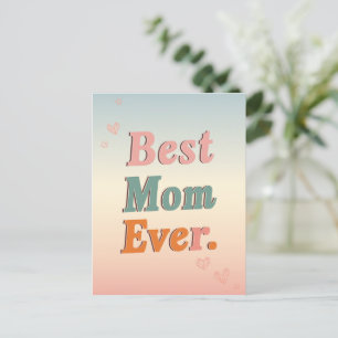 Postale Meilleure maman Jamais carte de fête des mères pap