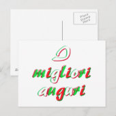 Postale Meilleurs voeux carte (Devant / Derrière)