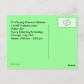 Postale Melons ANTHROPOMORPHIQUES Pun Produire CARTE POSTA (Dos)