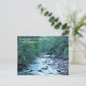 Postale Merced River par Happy Isles, Yosemite, CA Carte p (Debout devant)