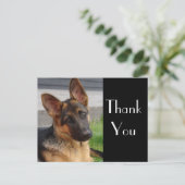 Postale Merci Allemand Berger Chien Chien Chien Pot Carte (Debout devant)
