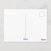 Postale Merci avec un Graffiti Gracias sur une carte posta (Dos)