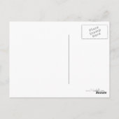 Postale Merci - carte à fleurs ensoleillées (Dos)