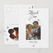 Postale Merci - Carte Mariage (Devant / Derrière)