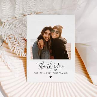 Postale merci d'être ma carte de demoiselle