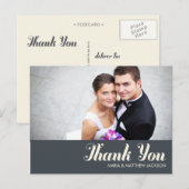 POSTALE MERCI DOUX | CARTE POSTCARD MARIAGE (Devant / Derrière)