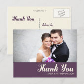POSTALE MERCI DOUX | CARTE POSTCARD MARIAGE (Devant / Derrière)