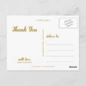 POSTALE MERCI DOUX | CARTE POSTCARD MARIAGE (Dos)