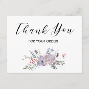 Postale Merci pour votre carte d'ordre