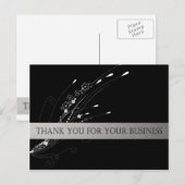 Postale Merci Pour Votre Carte Poste Professionnelle (Devant / Derrière)