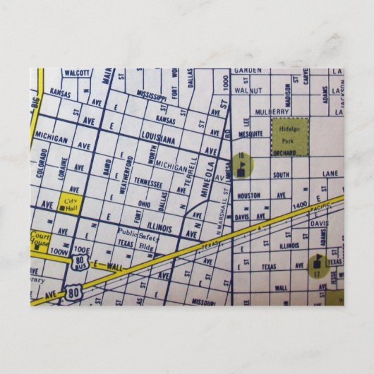 Postale Midland, TX Carte Vintage (Devant)