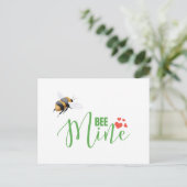 Postale Miel Bee Mine Drôle Carte Saint Valentin (Debout devant)
