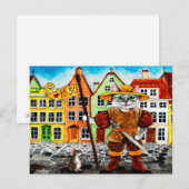 Postale Mignonne de chat Estonian Tallinn folklore carte p (Devant / Derrière)