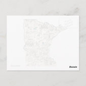 Postale Minnesota Carte d'image Vintage Antique Graphique  (Dos)