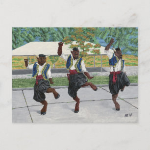 Postale Minotaures grecques Danser Imaginaire Art Carte po