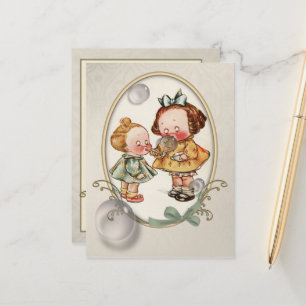 Postale Minuscules Jouets Vintage Illustration Carte posta
