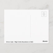 Postale Mirror Lake - Utah High Uinta Mountains Carte post (Dos)