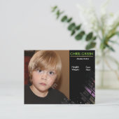 Postale Modèle de carte Comp Capture d'écran pour enfant (Debout devant)