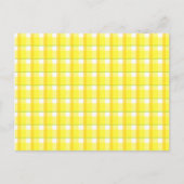 Postale Modèle de la carte de recette jaune (Devant)