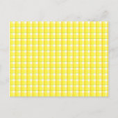 Postale Modèle de la carte de recette jaune (Devant)