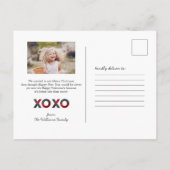 Postale Moderne et sucré | Carte photo Valentine (Dos)