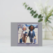Postale Mon Carte pour notes de nid vide (Debout devant)