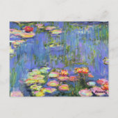 Postale Monet - Lys à eau, 1916, Carte (Dos)