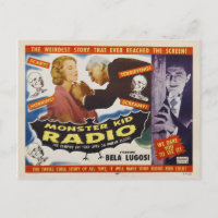 Monstres de vampire de Monster Kid Radio carte pos