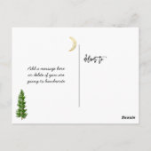 Postale montagnes l'obscurité ne peut pas exister carte po (Dos)